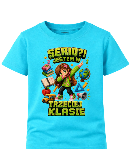 Koszulka Dziecięca - Do Szkoły - Serio Jestem w Trzeciej Klasie