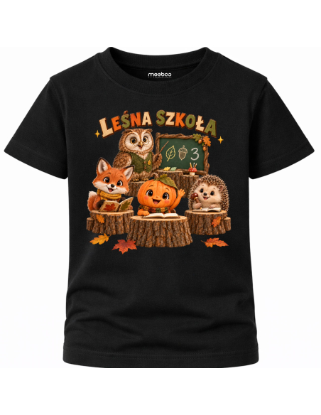 Koszulka Dziecięca - Jesienna Leśna Szkoła Imienna
