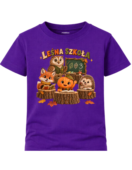 Koszulka Dziecięca - Jesienna Leśna Szkoła Imienna