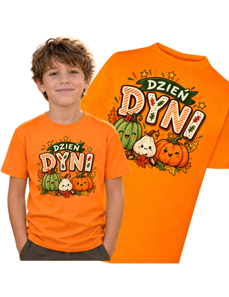 Koszulka Dziecięca - Dzień Dyni 2 Pom