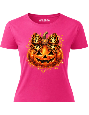 Koszulka Damska na Halloween - Dynia...