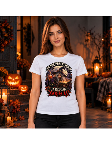 Koszulka Damska na Halloween - Ja Nie...
