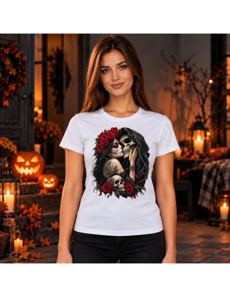 Koszulka Damska na Halloween - Halloweenowa Miłość