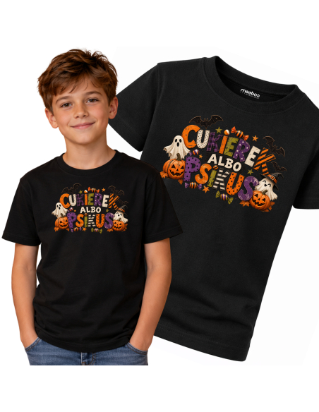 Koszulka Dziecięca na Haloween - Cukierek Albo Psikus