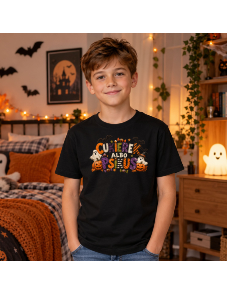 Koszulka Dziecięca na Haloween - Cukierek Albo Psikus