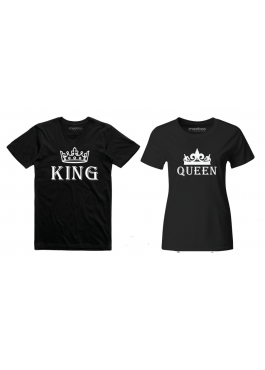 Zestaw koszulek King i Queen