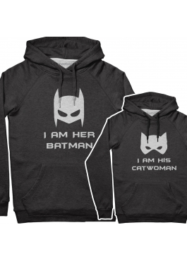 Zestaw bluz Batman i Catwoman