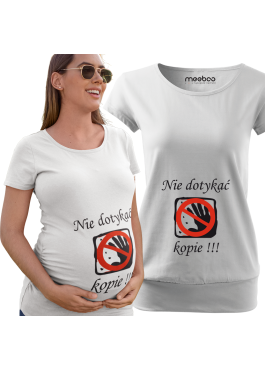KOSZULKA CIĄŻOWA NIE DOTYKAĆ